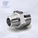 SS HEX NIPPLE 25X15 MM